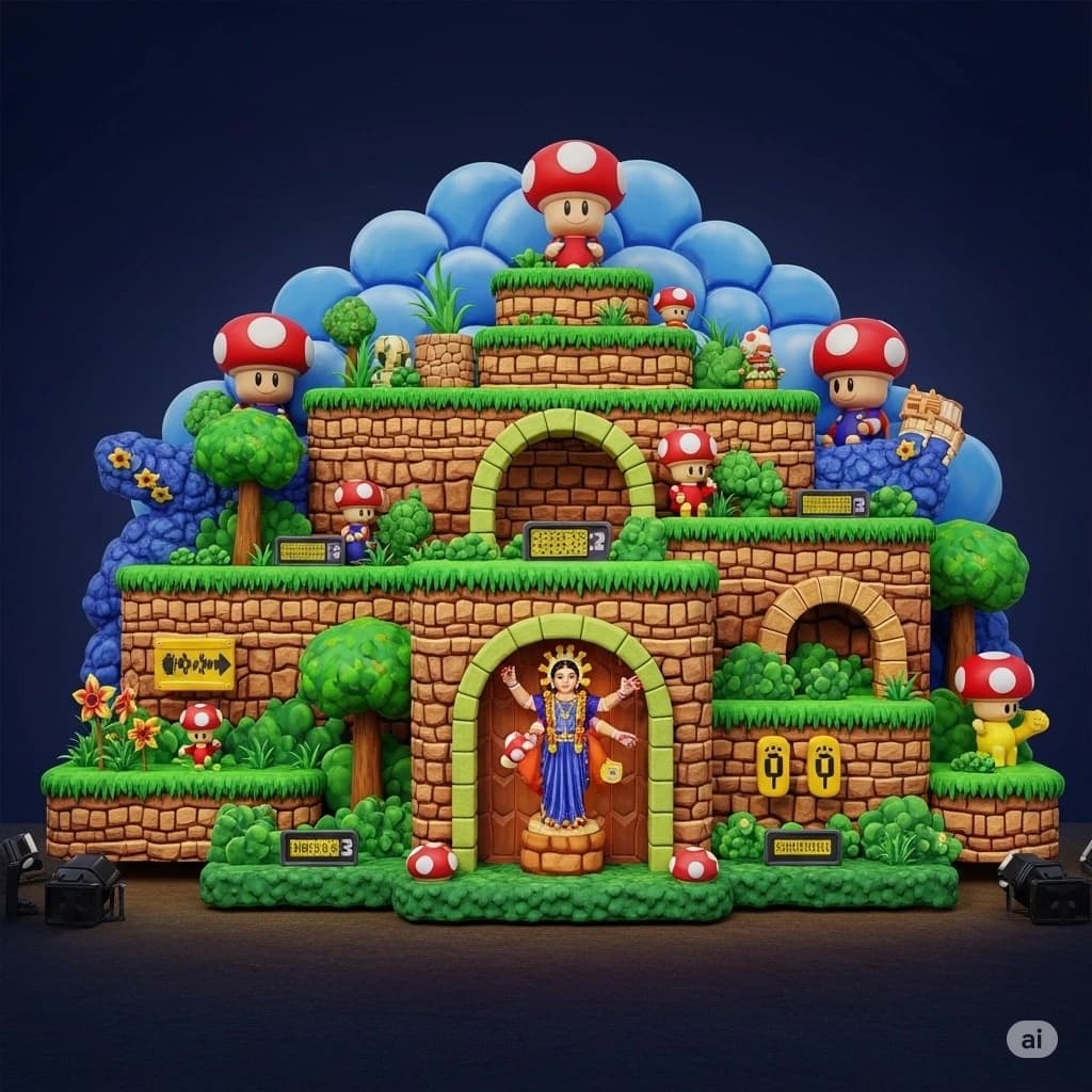 Mushroom Kingdom theme