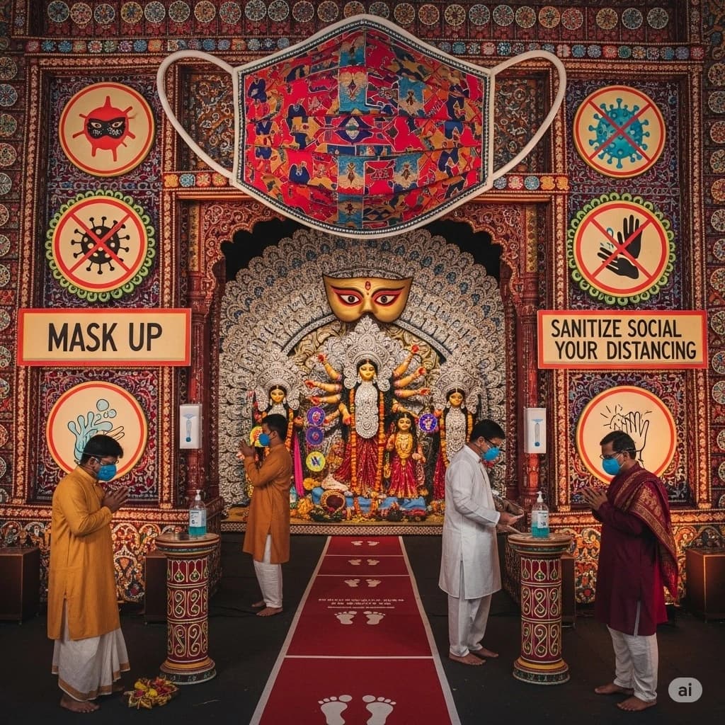 Celebration with masks