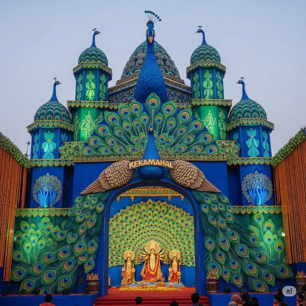 Peacock palace theme